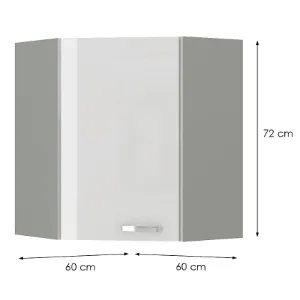 Obrazek Szafka kuchenna BIANKA 60X60 GN-72 2F (45°)