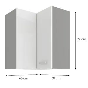 Obrazek Szafka kuchenna BIANKA 60X60 GN-72 2F (90°)