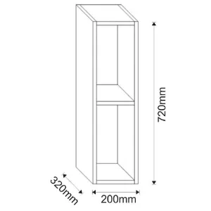 Obrazek Szafka Kuchenna Loft II G20 OTW grafit
