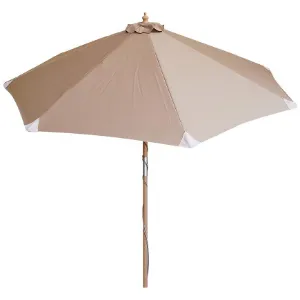 Obrazek Parasol ogrodowy Malaga 300 cm beżowy
