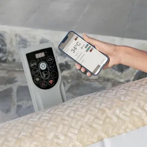 Obrazek Basen z hydromasażem Spa 2.01x2.01x0.71m Rome 6001M