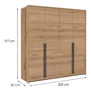 Obrazek Szafa Genua 210 Dąb Dziki