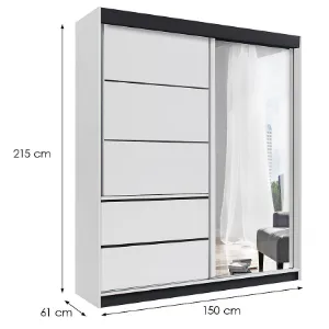 Obrazek Szafa Adel biały 150x215