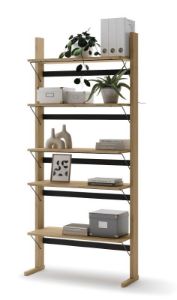 Obrazek Regał otwarty z półkami Ollie OL-05