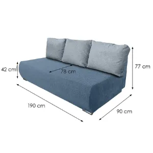 Obrazek Kanapa rozkładana Fiesta Aragon 74+72