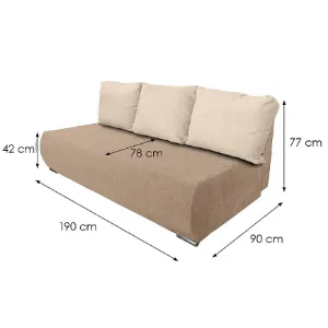 Obrazek Kanapa rozkładana Fiesta Aragon 14+03