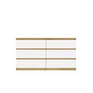 Obrazek Komoda Umo P6 140 dąb artisan/biały