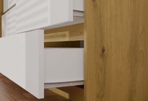 Obrazek Komoda Umo P6 140 dąb artisan/biały