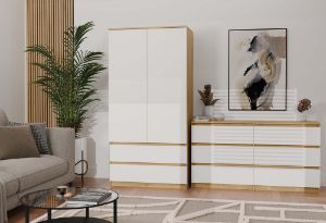 Obrazek Szafa Umo S2 dąb artisan/biały