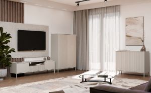 Obrazek Szafka RTV Amaro 160 kaszmir