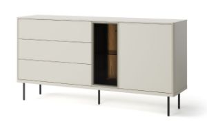 Obrazek Komoda dwudrzwiowa z szufladami Epiro EP-04