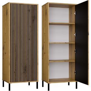 Obrazek Witryna Amaro 1D Slim dąb artisan