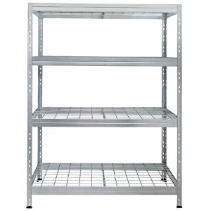 Obrazek Regał metalowy magazynowy nitowany Rims 300 180x120x45cm - 300kg/4 półki