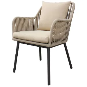 Obrazek Krzesło ogrodowe YF-8557C beżowe