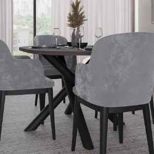 Obrazek Stół Oslo 138x100 cm orzech wisconsin