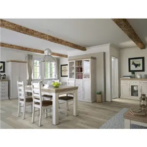 Obrazek Stół rozkładany Royal ST 160/203x90cm sosna nordycka/dąb dziki