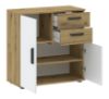 Obrazek Komoda dwudrzwiowa z szufladami Basic Two