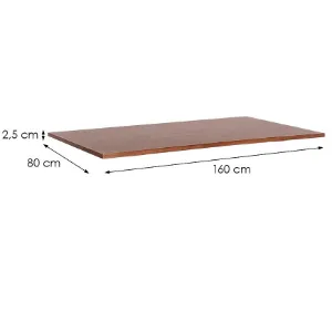 Obrazek Blat do stołu Tt Brown Sw509 9545 160x80 Cm