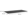 Obrazek Blat do stołu Tt Black Sw503 9544 140x80 Cm