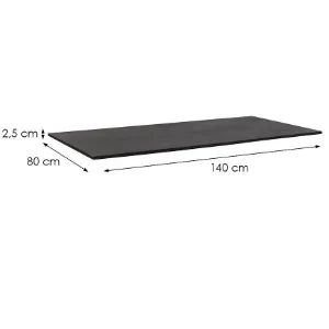 Obrazek Blat do stołu Tt Black Sw503 9544 140x80 Cm