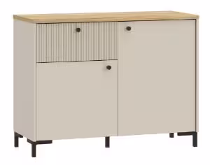 Obrazek Komoda dwudrzwiowa z szufladą Bixbite BITK221R