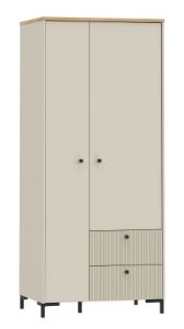 Obrazek Szafa dwudrzwiowa z szufladami Bixbite