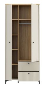 Obrazek Szafa dwudrzwiowa z szufladami Bixbite