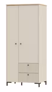 Obrazek Szafa dwudrzwiowa z szufladami Bixbite BITS821L