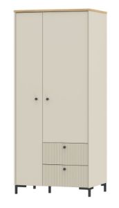 Obrazek Szafa dwudrzwiowa z szufladami Bixbite