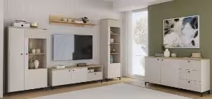 Obrazek Szafa dwudrzwiowa z szufladami Bixbite BITS821L