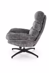Obrazek Fotel wypoczynkowy z podnóżkiem Dennis popielaty