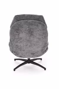 Obrazek Fotel wypoczynkowy z podnóżkiem Dennis popielaty