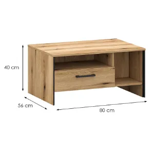 Obrazek Stolik 1s Kendal T2 Light + Black