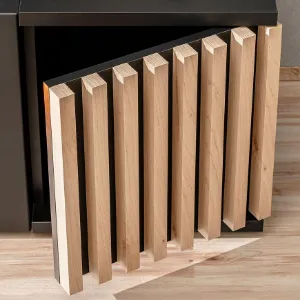 Obrazek Szafka RTV Cameron  ZHJ CM czarny/hickory jackson