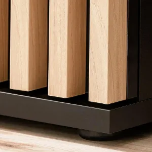 Obrazek Szafka RTV Cameron  ZHJ CM czarny/hickory jackson