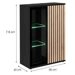 Obrazek Witryna Cameron WSN ZHJ CM WSN czarny/hickory jackson