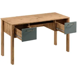 Obrazek Biurko Indygo B2S dąb wotan-green