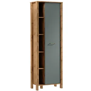 Obrazek Regał Indygo R1D dąb wotan-green