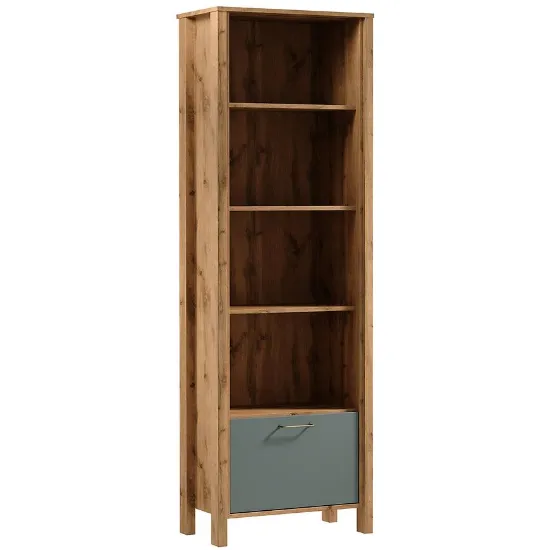 Obrazek Regał Indygo R1K dąb wotan-green