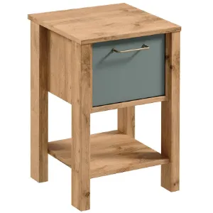 Obrazek Szafka Nocna Indygo SN dąb wotan-green