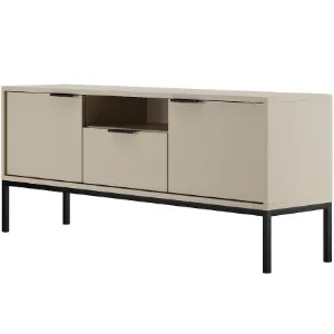 Obrazek Szafka RTV 135 Austin Kaszmir/Czarny