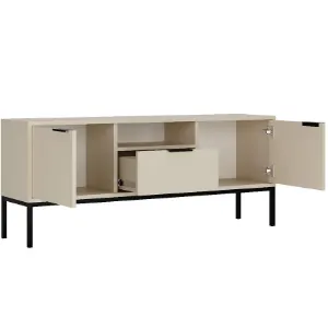 Obrazek Szafka RTV 135 Austin Kaszmir/Czarny