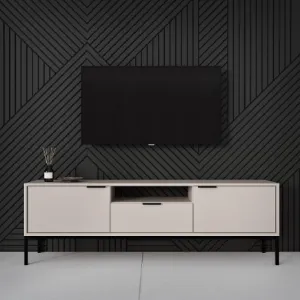 Obrazek Szafka RTV 135 Austin Kaszmir/Czarny