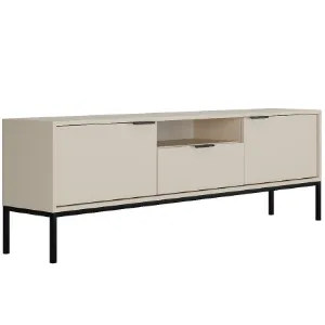 Obrazek Szafka RTV 175 Austin Kaszmir/Czarny