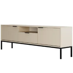 Obrazek Szafka RTV 175 Austin Kaszmir/Czarny