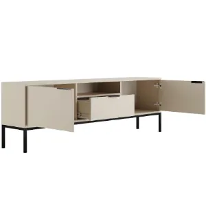 Obrazek Szafka RTV 175 Austin Kaszmir/Czarny