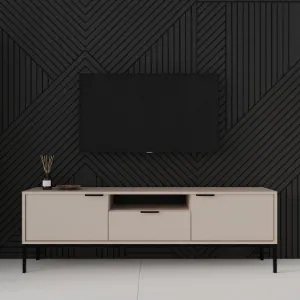 Obrazek Szafka RTV 175 Austin Kaszmir/Czarny