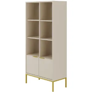Obrazek Regał Austin Kaszmir/Złoty