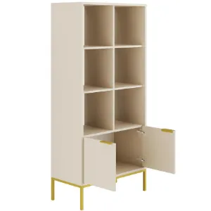 Obrazek Regał Austin Kaszmir/Złoty