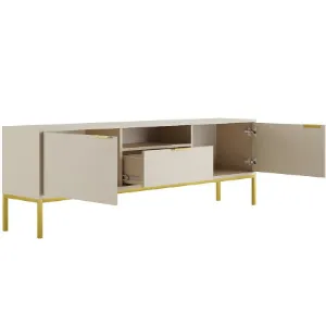 Obrazek Szafka RTV 175 Austin Kaszmir/Złoty